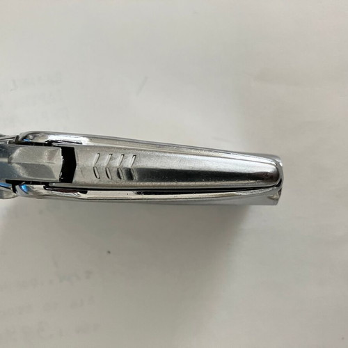 Ronson Varaflame vintage lighter used satin chrome finish