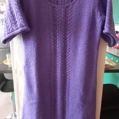 Handmade dress used, purple