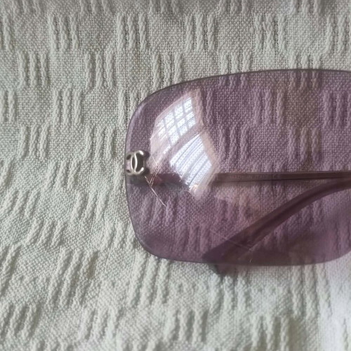 Chanel sunglasses set of 2 like new, tortoise shell and unisex purple lenses