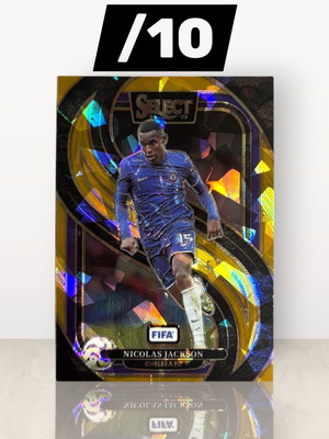 Nicolas Jackson Panini Select '24-'25 Chelsea FC card like new /10