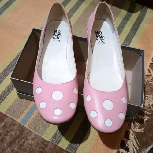 Ballerinas like new, size 40, white and pink
