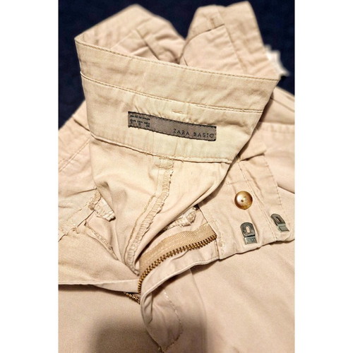 Zara pants used, beige, size 36 (S)