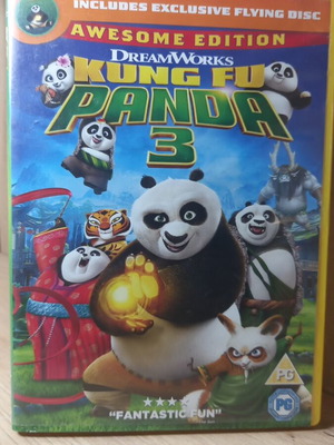 Kung Fu Panda 3 DVD σαν καινούργιο με αγγλικούς υπότιτλους