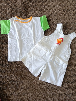 Baby Life baby set salopette and t-shirt 3 months new