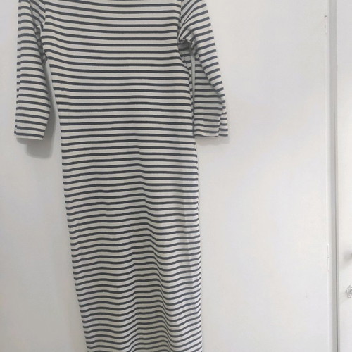 Stradivarius striped midi dress in very good condition