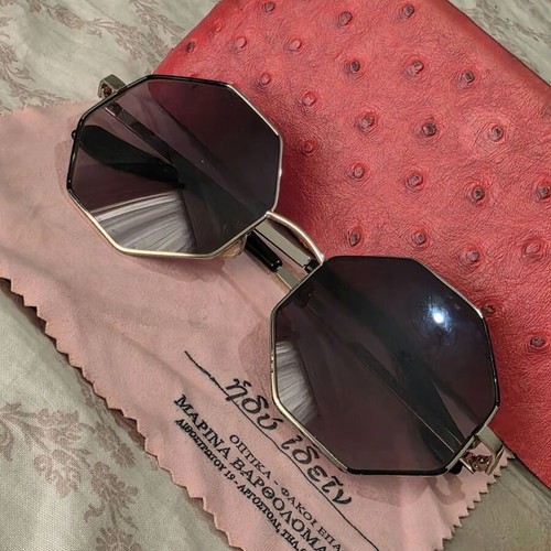 Epoka Vitti polygonal sunglasses with UV coating, like new