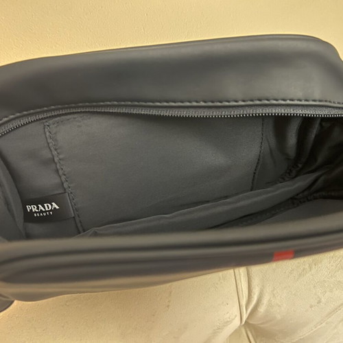 Prada Ocean men's toiletry bag like new, dark blue