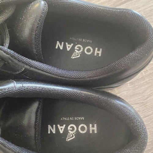 Hogan platform shoes size 40 like new, black and white