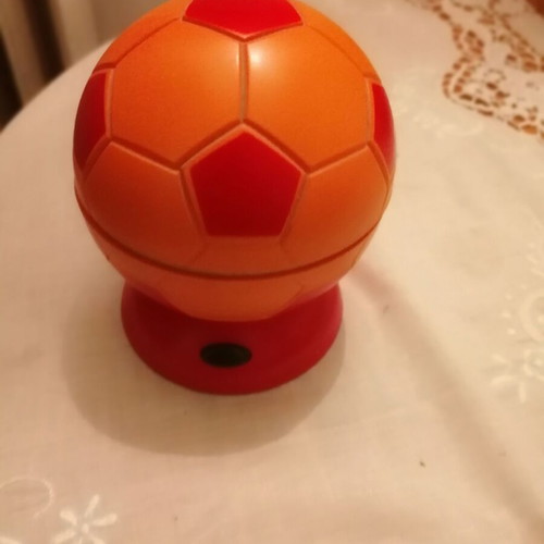 Vintage clock ball with light, like new, battery operated