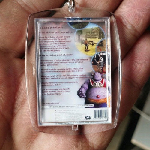 Dark Cloud PS2 acrylic keychain new