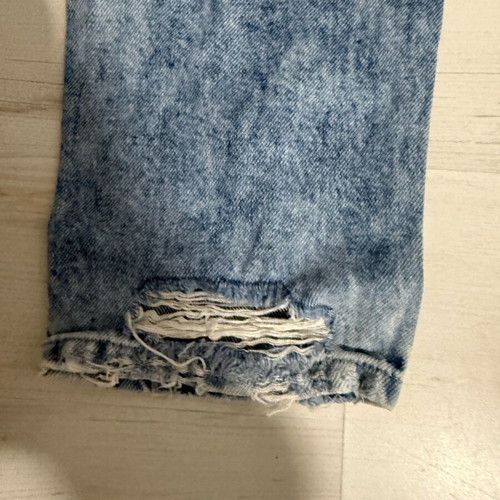 Zara patchwork jeans used, blue, size XS