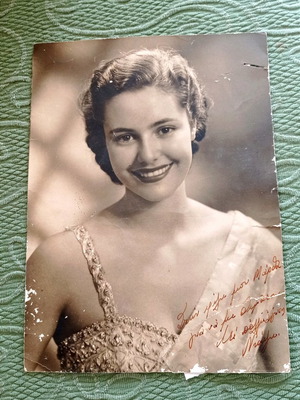 Daisy Mavraki photograph used with handwritten dedication