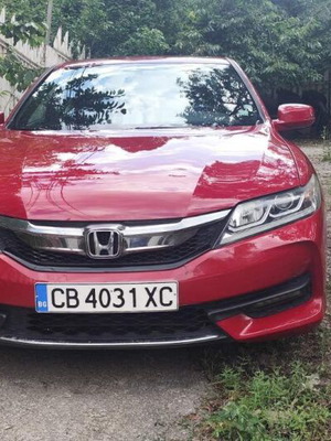Honda Accord coupe 2018 like new, petrol, automatic, 2400cc, 115000 km, red