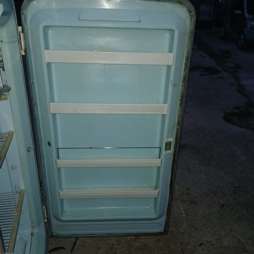 Westinghouse refrigerator used, collectible from 1950 with wear