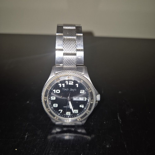 North Eagle Quartz men's watch stainless steel 10 ATM water resistant used