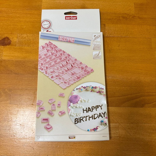 Zenker Letter Stamp Set 1.7cm New for Fondant
