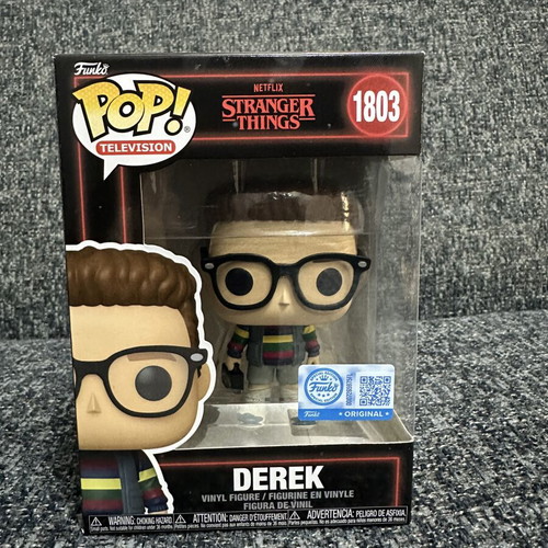 Funko Pop Stranger Things Derek #1803 new with soft protector