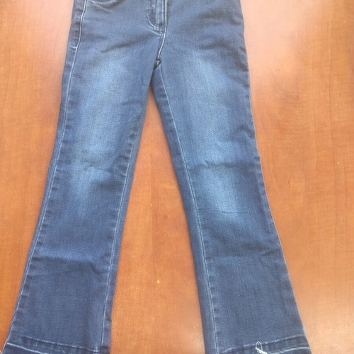 Jeans bell-bottom pants used, blue, Orchestra, 122 cm, 7 years old
