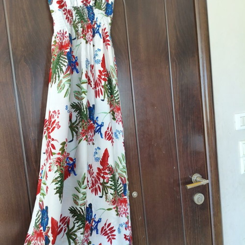 J.Stars floral maxi dress used, viscose, size S/M