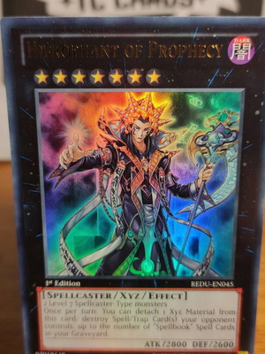 Hierophant of Prophecy Yu-Gi-Oh κάρτα σαν καινούργιο ultra rare V1