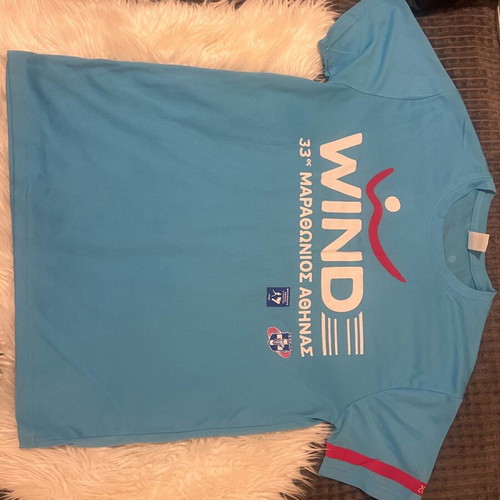 Technical T-shirt Athens Marathon used, size XXL/XL short sleeve sports