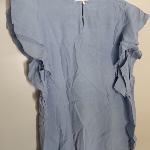 Blouse with ruffles on sleeves small Star Body H like new