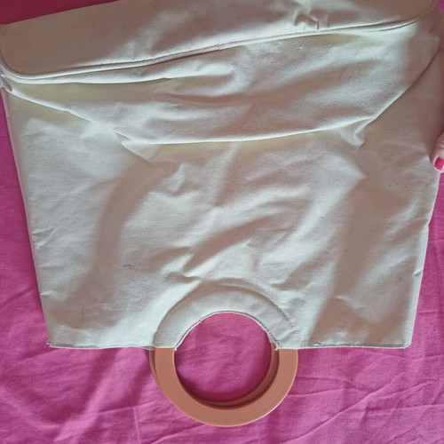 Vintage Lifetex Enjoy The Sun beach bag with round handles, new