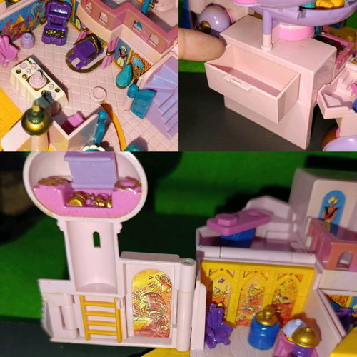 Polly Pocket Disney Jasmine's Royal Palace Aladdin play set used