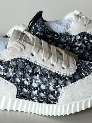 Γυναικεία αθλητικά Hermes καινούργια, φυσικό nubuck, νούμερα 37 και 38, γκρι