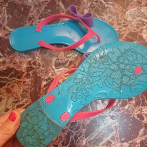 Sea flip flops size 36, plastic, like new