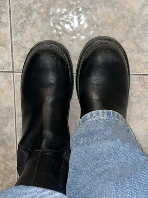 Черни Vagabond ankle boots номер 38 употребявани от естествена кожа