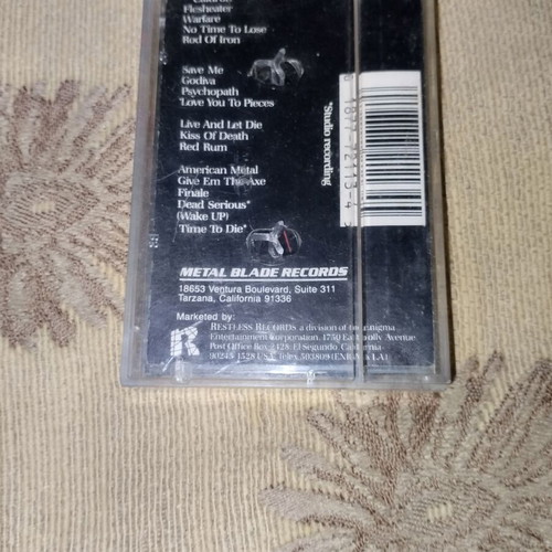 Lizzy Borden The Murderess Metal Road Show Live 1985 cassette like new