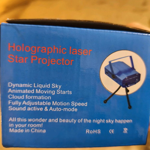 Mini laser stage lighting new, holographic star projector
