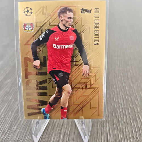Florian Wirtz Topps Match Attax UCL Gold Edge Card Bayer Leverkusen