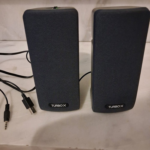 Turbo-X Speaker2.0 M100 USB/AUX computer speakers used