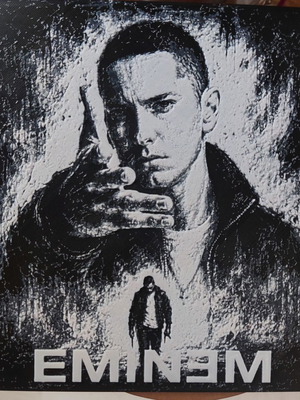 Eminem art print 20x20 cm