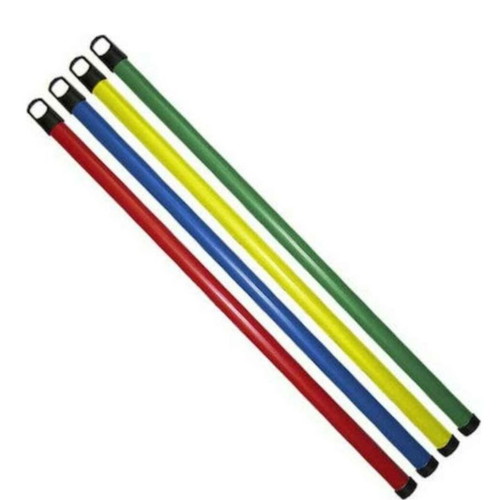 Wooden poles new, set of 3 pieces 120cm with thick thread