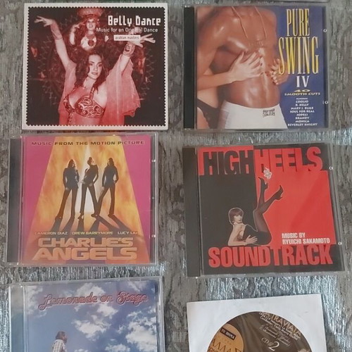 Music CDs used, pack of 8