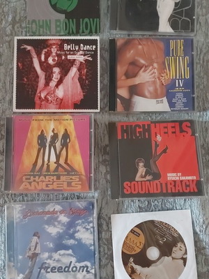 Music CDs used, pack of 8