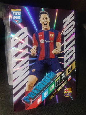 Robert Lewandowski Premium Limited Edition 2024 Panini Adrenalyn XL FIFA 365 card like new