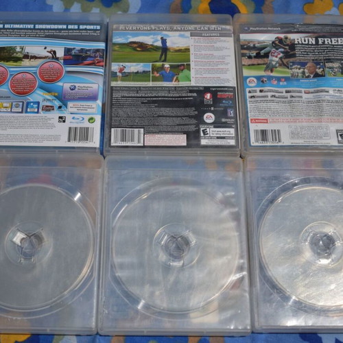 Bundle of 6 used PS3 games including DJ Hero and Madden NFL