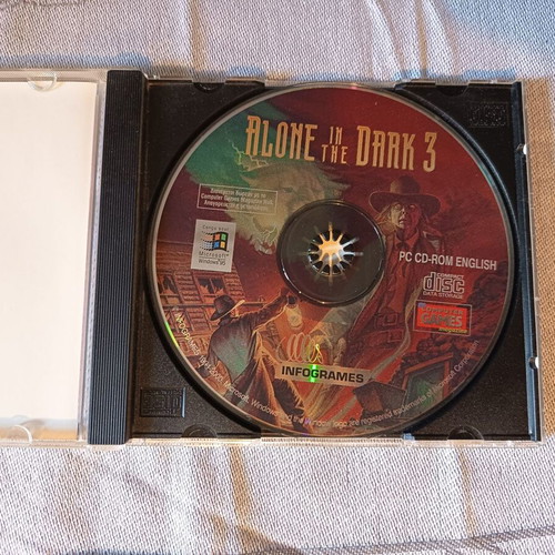 Alone in the Dark 3 PC CD-ROM game used