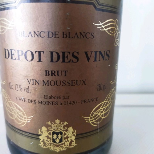Depot Des Vins champagne like new, French, vintage