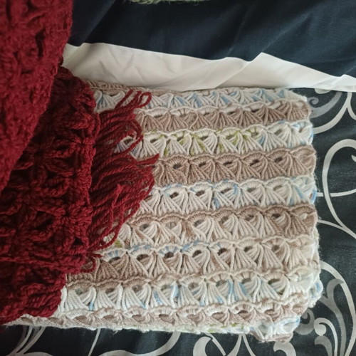 Winter accessories new, scarves gloves hats and ribbons