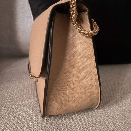 Women's brown shoulder bag new synthetic leather