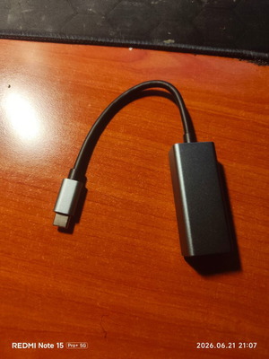 Adapter USB Type-C to Ethernet Gigabit LAN RJ45 like new