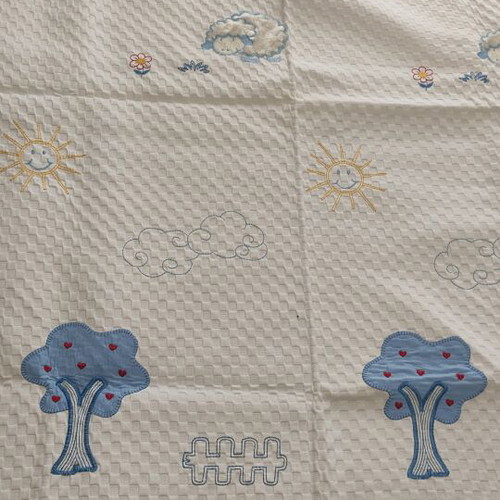 Quilted blanket for boy new, handmade, baby or child