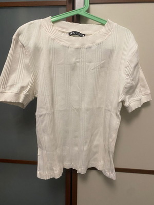 Zara T-shirt white like new, size S