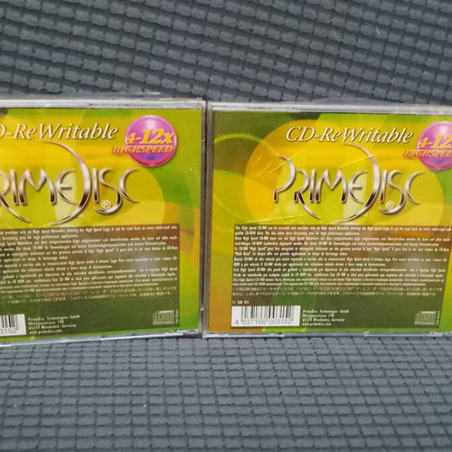 Primedisk CD-RW 80 pack sealed with one cracked case