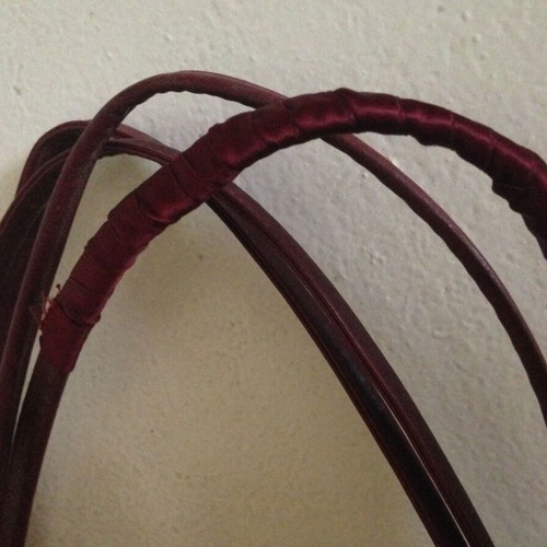 Vintage Delany shoulder bag used, red